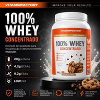 100% WHEY PROTEIN GOURMET CONCENTRADO COOKIES N CREAM