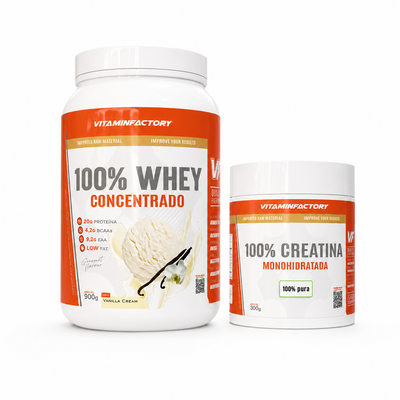 1 WHEY POTE 100% VF+ 1 CREATINA 300G VF