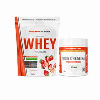 1 CLASSIC POUCH WHEY + 1 CREATINA VITAMIN FACTORY 300G