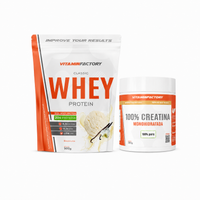 1 CLASSIC POUCH WHEY + 1 CREATINA VITAMIN FACTORY 300G