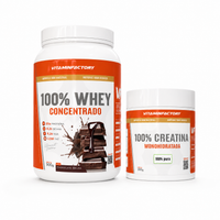 1 WHEY POTE 100% VF+ 1 CREATINA 300G VF