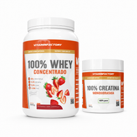 1 WHEY POTE 100% VF+ 1 CREATINA 300G VF