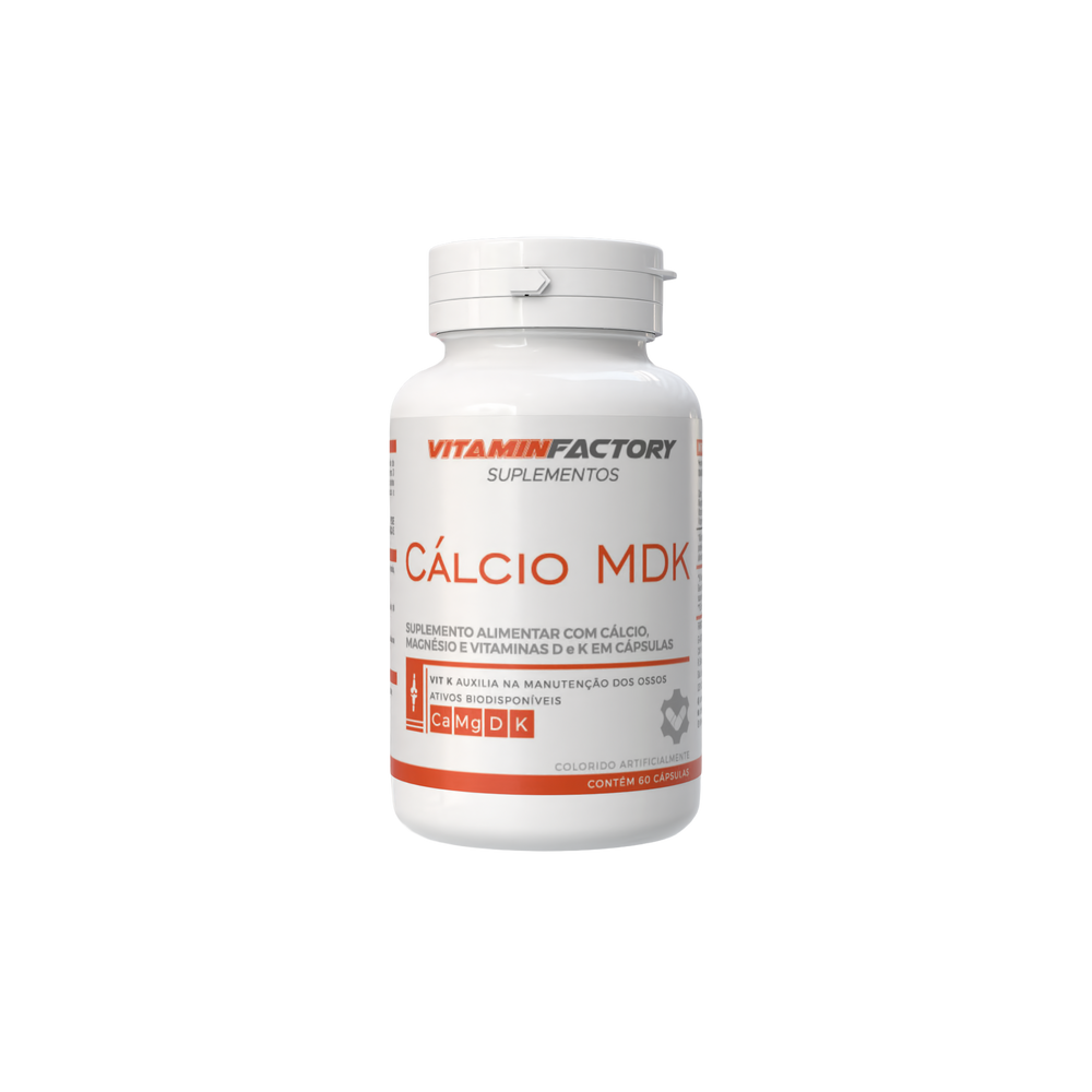 Cálcio MDK - 60 Cápsulas