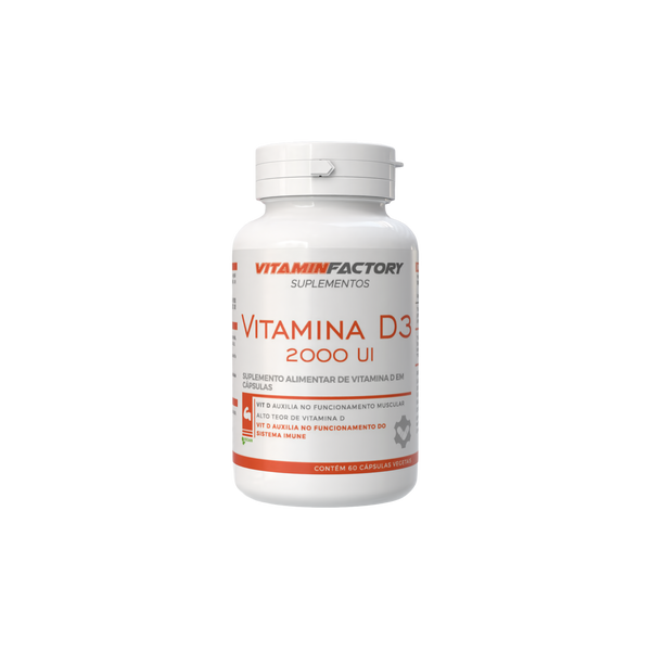 Vitamina D3 - 60 Cápsulas