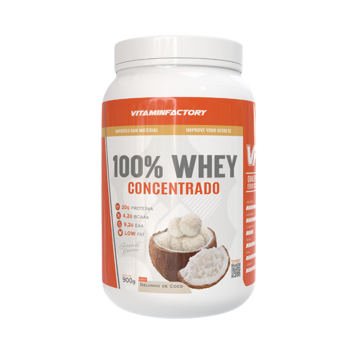 100% WHEY PROTEIN GOURMET CONCENTRADO BEIJINHO DE COCO