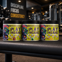 PLAY INSANE - PRÉ-TREINO MAÇÃ VERDE 300G